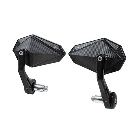 FENRIR Emark CNC Aluminum Alloy Black Motorcycle Mirrors side Mirror .